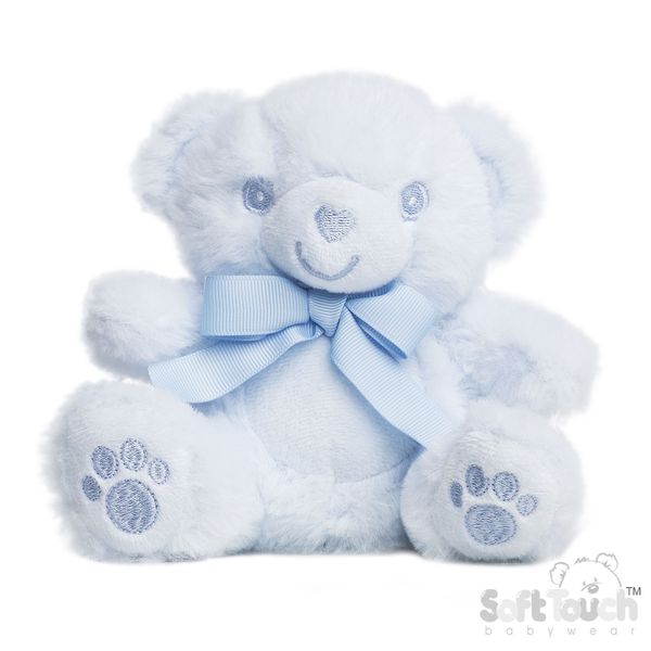 Blue Eco Recycled Teddy Bear with Paws