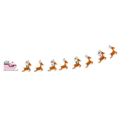 Christmas Reindeer Paper Banner