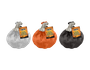 Velvet Pumpkin decoration (8.5cm)
