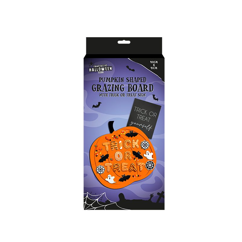 Halloween Pumpkin Shaped Grazing Board