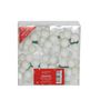 White Bauble on Wire - Matt / Shiny / Glitter (2cm) (72 Pieces)