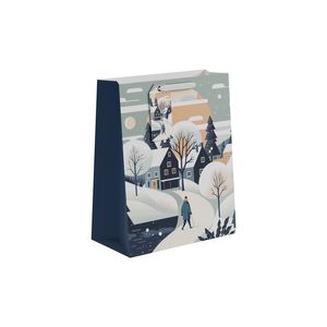 Snowy Walk  Gift Bag L - 33 x 26.5cm