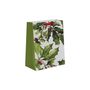 Christmas Holly Gift Bag L - 33 x26.5cm