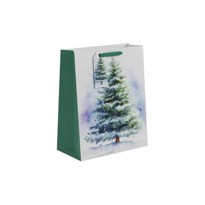 Christmas Tree with Baubles  Gift Bag L - 33 x 26.5cm