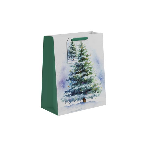 Christmas Tree with Baubles  Gift Bag L - 33 x 26.5cm