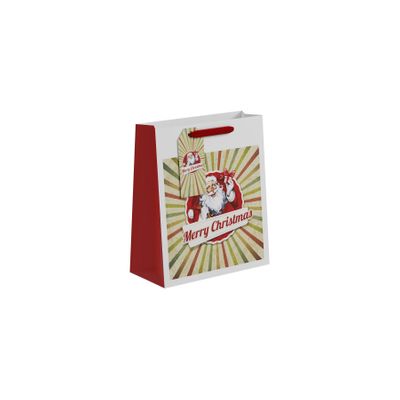 Merry Christmas Santa Gift  Bag M - 25 x 21.5cm