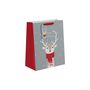 Merry Christmas Reindeer with Scarf L - 33 x 26.5cm