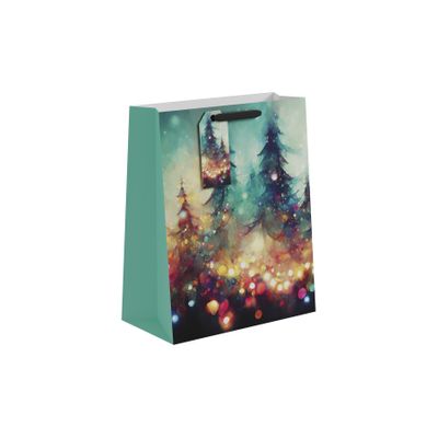 Forest Lights  Gift Bag L - 33 x 26.5cm