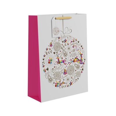 Hanging  Bauble Christmas Gift Bag XL - 45.5 x 33cm