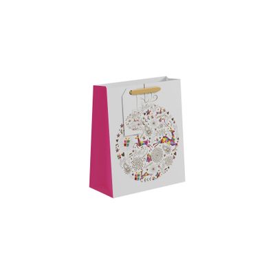 Hanging  Bauble Christmas Gift Bag M - 25 x 21.5cm