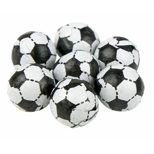 Chocolate footballs