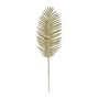 Glitter palm leaf 70cm Gold stem 