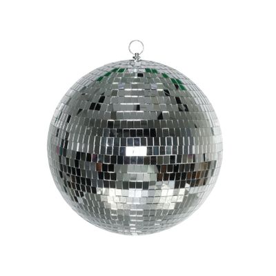 Silver Disco Bauble (30cm)