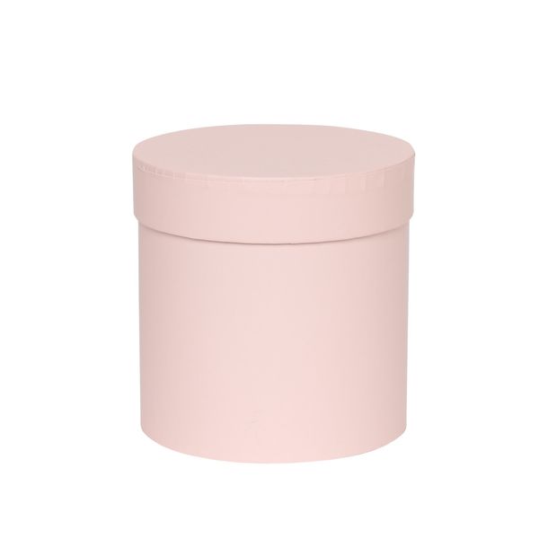 Soft Pink Hat Box - D13 x H14cm