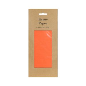 Orange Tissue Paper Retail Pack (5 sheets) (12)