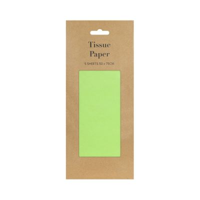 Lime Green Tissue Paper Retail Pack (5 sheets) (12)