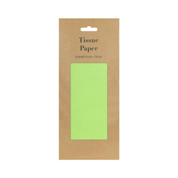Lime Green Tissue Paper Retail Pack (5 sheets) (12)