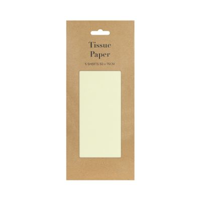 Cream Tissue Paper Retail Pack (5 sheets) (12)
