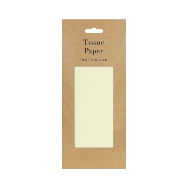 Cream Tissue Paper Retail Pack (5 sheets) (12)