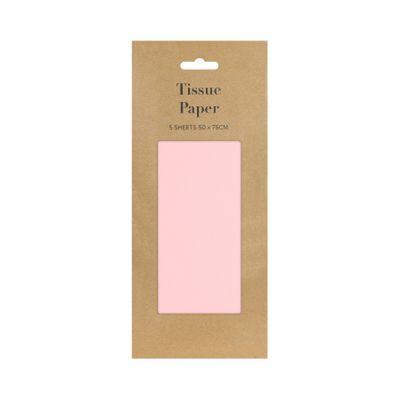 Pale Pink Tissue Paper Retail Pack (5 sheets) (12)