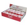 Display Box of 24 Ribbons 63mm x 2.7m assorted Candycane