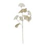Glitter Ginkgo leaf Stem Gold