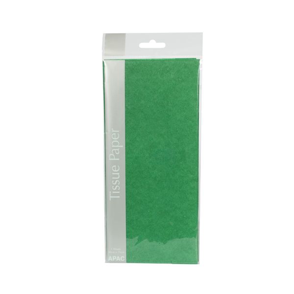 Green Tissue Paper - 5 Pack