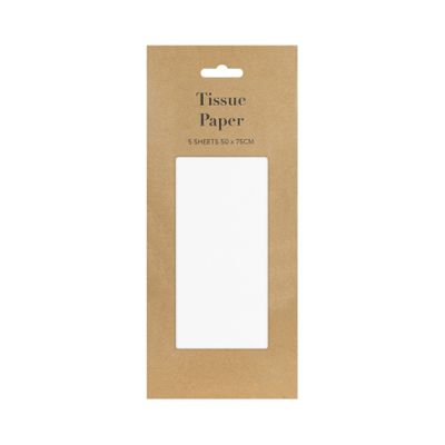 White Tissue Paper Retail Pack (5 sheets) (12)
