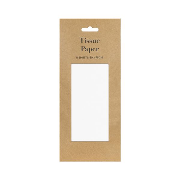 White Tissue Paper Retail Pack (5 sheets) (12)