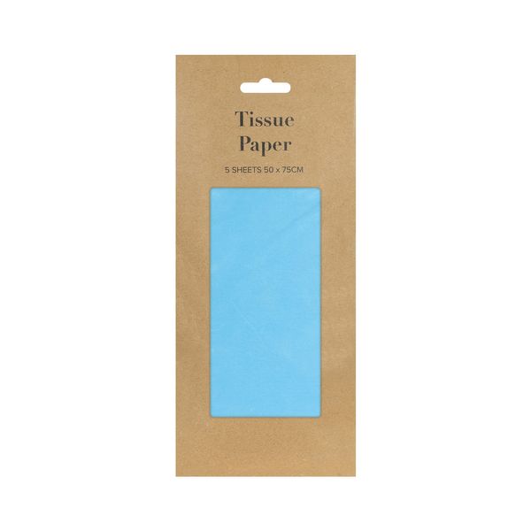 Light Blue Tissue Paper Retail Pack (5 sheets) (12)