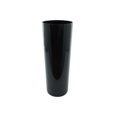Black Acrylic Cylinder (Dia16 x H43cm)