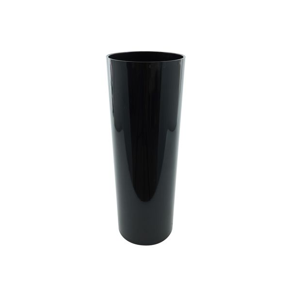 Black Acrylic Cylinder (Dia16 x H43cm)