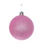 Pink Glitter Shatterproof Bauble (x1) (25cm)