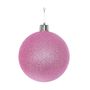 Pink Glitter Shatterproof Bauble (x1) (25cm)