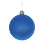 Blue Glitter Shatterproof Bauble (x1) (25cm)