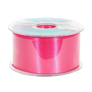 50mm x 20m Cerise Double Faced Satin Ribbon (3)