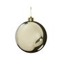 Champagne Shiny Shatterproof Bauble (x1) (15cm)