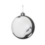 Silver Shiny Shatterproof Bauble (x1) (15cm)