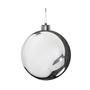 Silver Shiny Shatterproof Bauble (x1) (20cm)