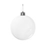 White Shiny Shatterproof Bauble (x1) (20cm)