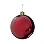 Burgundy Shiny Shatterproof Bauble (x1) (20cm)