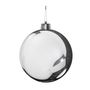 Silver Shiny Shatterproof Bauble (x1) (25cm)