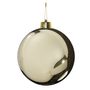 Champagne Shiny Shatterproof Bauble (x1) (30cm)