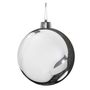 Silver Shiny Shatterproof Bauble (x1) (30cm)