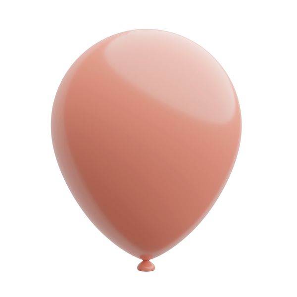 Rose Gold Latex Balloons x 6pks of 8 Balloons