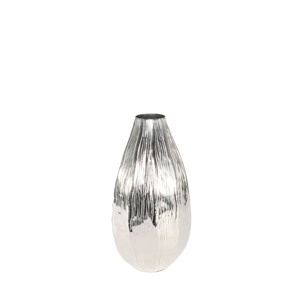 Eros Pod Vase - Silver -Small H31 x Dia17cm