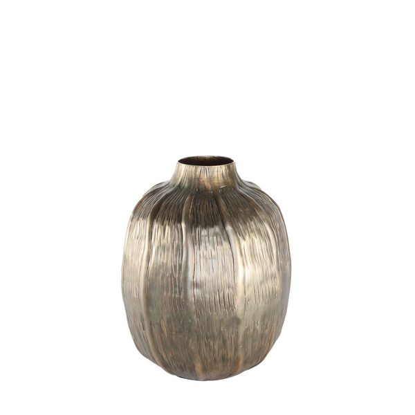 Eros Poppy Vase -Antique Gold -Large H26 x Dia20cm