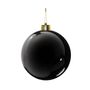 Black Shiny Shatterproof Bauble (x1) (20cm)