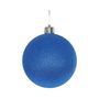 Blue Glitter Shatterproof Bauble (x1) (20cm)