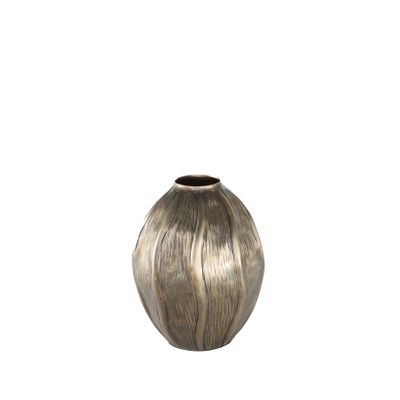 Eros Seed vase - Antique Gold -Small H19 x Dia15.5cm